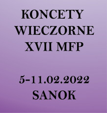 Bilety na koncerty XVII MFP!